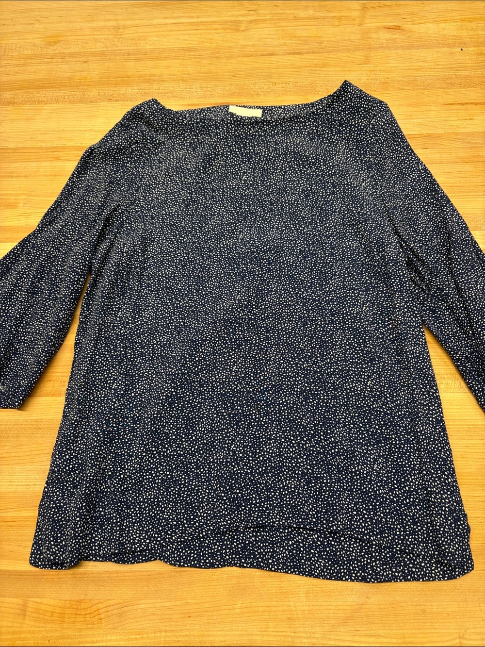 H&M Navy Blue 3/4 sleeve work Blouse